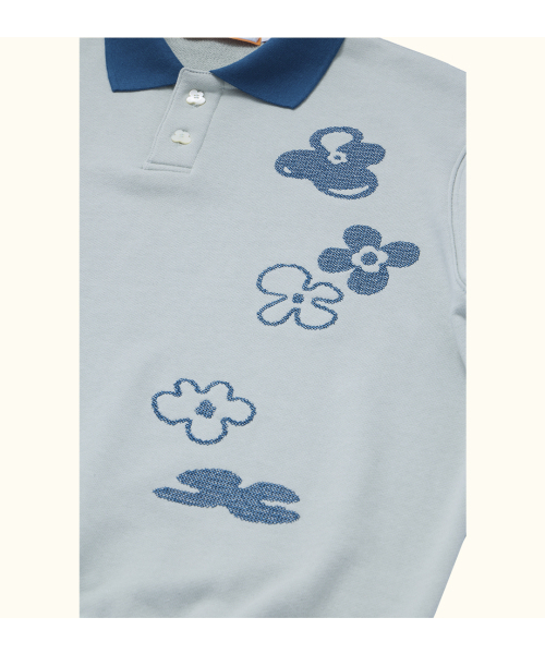 COTTE(コッテ)の「フォーリングフラワーポロ(ジェイド)(ポロシャツ・レディース・その他・size2/size1)」の10枚目の写真