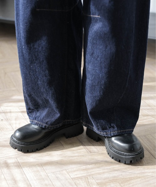 AMELY（エミリー）の「サイドゴア ショートブーツ（ブーツ・レディース・ブラウン/ブラック・40/39/38/37/36/35）」の8枚目の写真