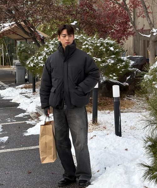 NOUN(ノウン)の「high neck padding jumper (charcoal)(ダウンジャケット/コート・メンズ・その他・1/2)」の8枚目の写真