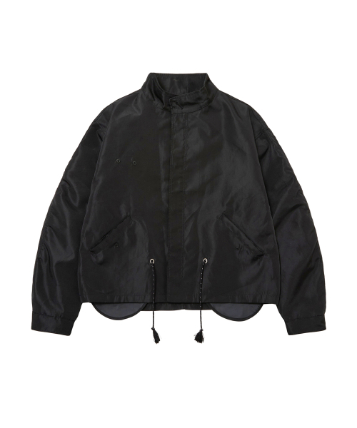 SEEN(シーン)の「CUTTED FIELD JACKET (Black)(ナイロンジャケット・レディース・その他・OS)」の2枚目の写真