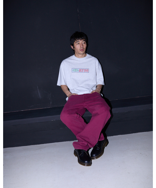 AFTERMATH(アフターマス)の「DENIM PANTS (WINE)(その他パンツ・レディース・バーガンディー・LARGE/X-LARGE/MEDIUM)」の4枚目の写真
