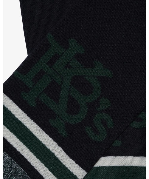 KEBOZ（ケボズ）の「EFG BORDER MUFFLER（マフラー・メンズ・ネイビー・FREE）」の9枚目の写真