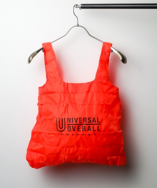 UNIVERSAL OVERALL（ユニバーサルオーバーオール）の「《UNIVERSAL OVERALL》巾着ポーチ(エコバック付)（ショルダーバッグ・メンズ・オレンジ/カーキ/ブラック/ベージュ・FREE）」の4枚目の写真
