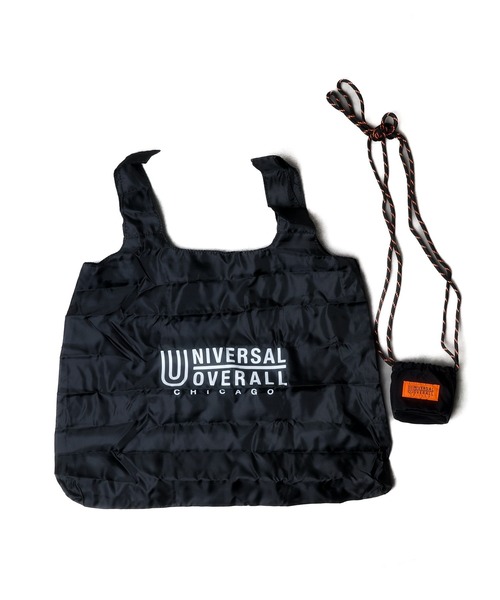 UNIVERSAL OVERALL（ユニバーサルオーバーオール）の「《UNIVERSAL OVERALL》巾着ポーチ(エコバック付)（ショルダーバッグ・メンズ・オレンジ/カーキ/ブラック/ベージュ・FREE）」の5枚目の写真
