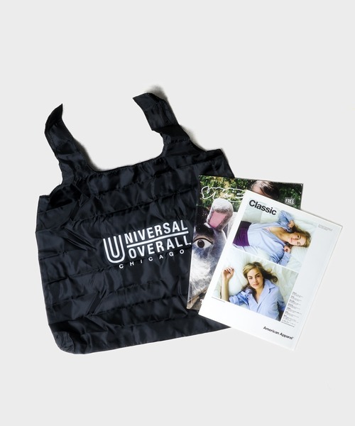 UNIVERSAL OVERALL（ユニバーサルオーバーオール）の「《UNIVERSAL OVERALL》巾着ポーチ(エコバック付)（ショルダーバッグ・メンズ・オレンジ/カーキ/ブラック/ベージュ・FREE）」の8枚目の写真