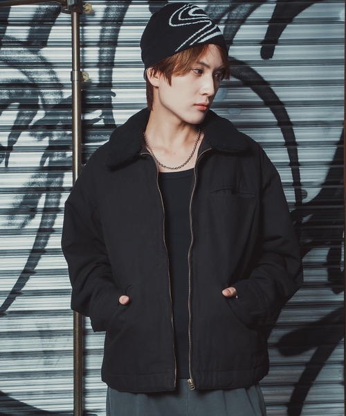 【新品】ボンバージャケット 黒 ブルゾン リバーシブル フェード ボンバー ジャケット（ブルゾン）｜BEAMS