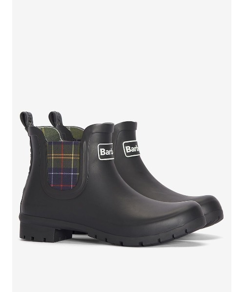 Barbour（バブアー）の「Kingham サイドゴア レインブーツ（レディース）（レインシューズ・レディース・ブラック/オリーブ・4/5/3）」の8枚目の写真