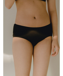 SOOPUI（スープイ）の「Ribbed modal panties in black（ショーツ）」