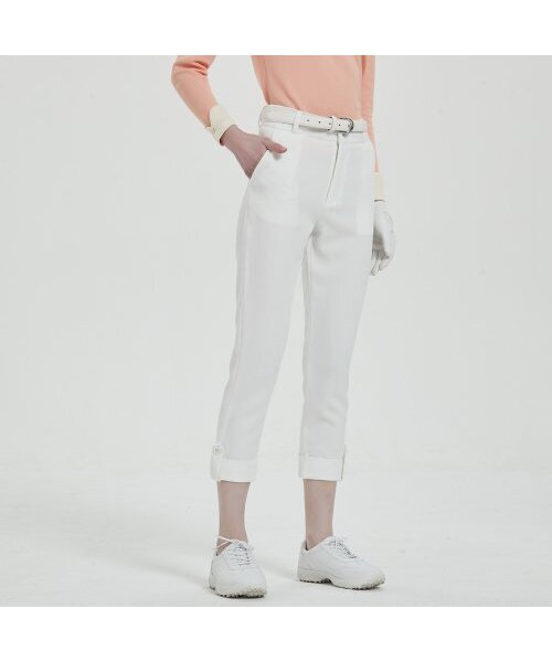 E.PARCA(イパルカ)の「ビバチェ9部ゴルフパンツ(ホワイト)(スウェットパンツ・レディース・その他・SMALL/LARGE/MEDIUM)」の6枚目の写真