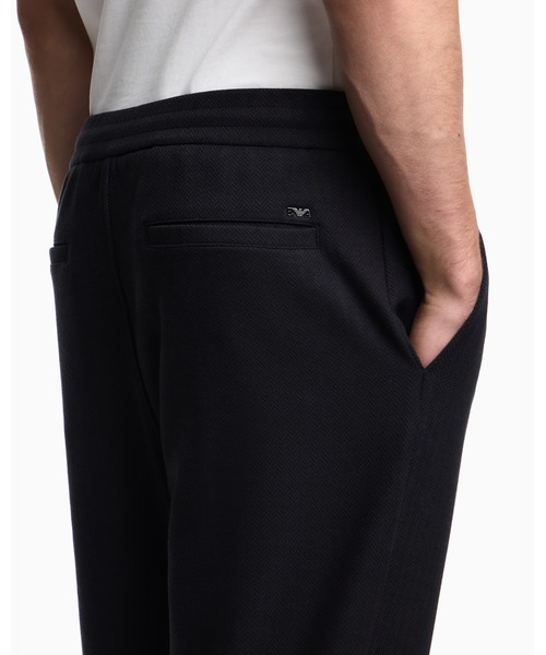 EMPORIO ARMANI(エンポリオアルマーニ)の「【エンポリオ アルマーニ】ジョガーパンツ リヨセル混紡インターロックジャージー ジャカード(その他パンツ・メンズ・ネイビー・LARGE/MEDIUM/SMALL/X-LARGE/X-SMALL)」の3枚目の写真