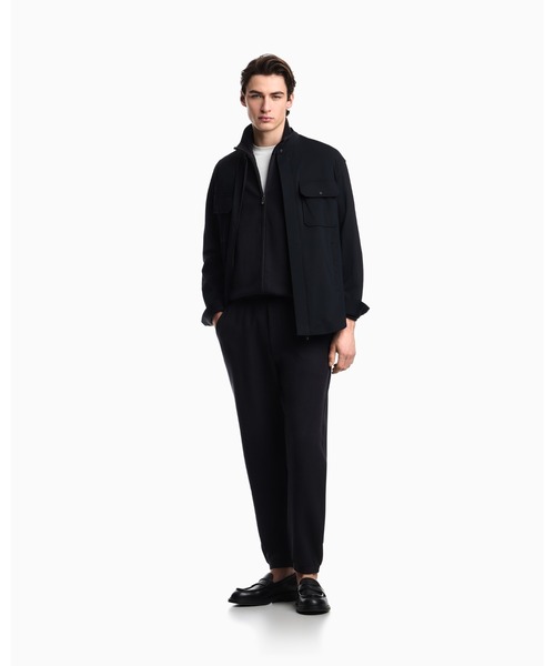 EMPORIO ARMANI(エンポリオアルマーニ)の「【エンポリオ アルマーニ】ジョガーパンツ リヨセル混紡インターロックジャージー ジャカード(その他パンツ・メンズ・ネイビー・LARGE/MEDIUM/SMALL/X-LARGE/X-SMALL)」の5枚目の写真