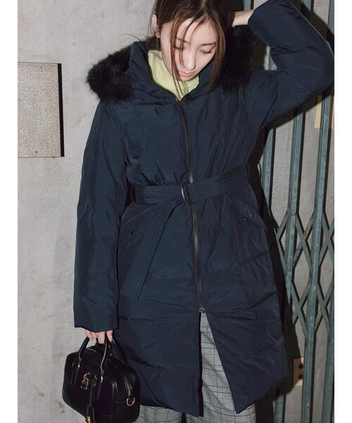 セール】【宮本茉由着用】フードロングダウンコート（その他アウター