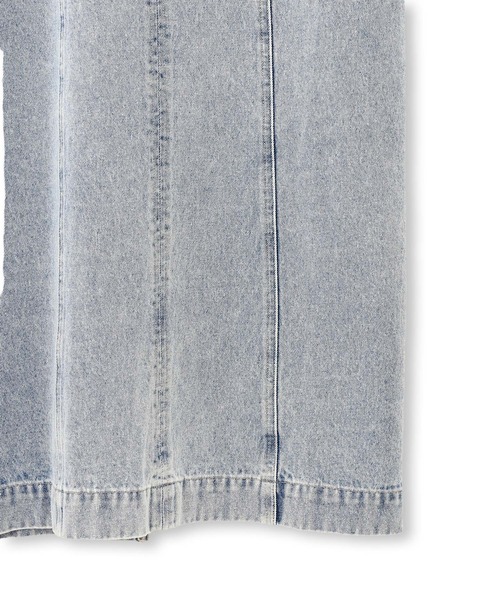 ADAM ET ROPE'(アダムエロペ)の「【WEB限定】ドロストネックデニムワンピース(ワンピース・レディース・ブラック系その他/ブルー系その他4・36/38)」の21枚目の写真