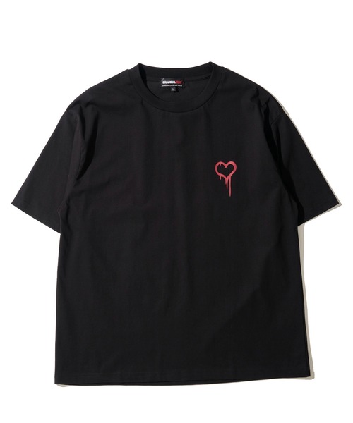 BRANDALISED(ブランダライズド)の「【BRANDALISED/ブランダライズド】グラフィティアートプリント クルーネックTシャツ 冷感天竺(Tシャツ/カットソー・メンズ・ブラック/チャコールグレー/アイボリー・MEDIUM/X-LARGE/LARGE)」の6枚目の写真