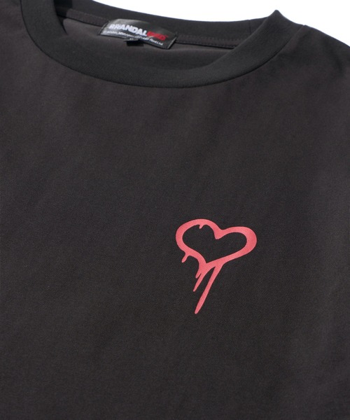 BRANDALISED(ブランダライズド)の「【BRANDALISED/ブランダライズド】グラフィティアートプリント クルーネックTシャツ 冷感天竺(Tシャツ/カットソー・メンズ・ブラック/チャコールグレー/アイボリー・MEDIUM/X-LARGE/LARGE)」の13枚目の写真