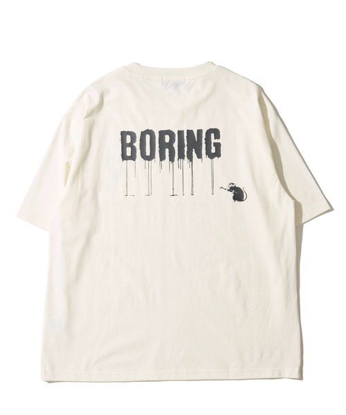 BRANDALISED(ブランダライズド)の「【BRANDALISED/ブランダライズド】グラフィティアートプリント クルーネックTシャツ 冷感天竺(Tシャツ/カットソー・メンズ・ブラック/チャコールグレー/アイボリー・MEDIUM/X-LARGE/LARGE)」の11枚目の写真