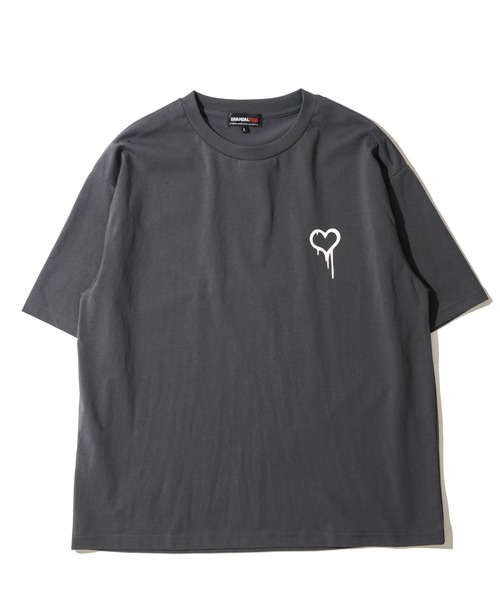 BRANDALISED(ブランダライズド)の「【BRANDALISED/ブランダライズド】グラフィティアートプリント クルーネックTシャツ 冷感天竺(Tシャツ/カットソー・メンズ・ブラック/チャコールグレー/アイボリー・MEDIUM/X-LARGE/LARGE)」の8枚目の写真