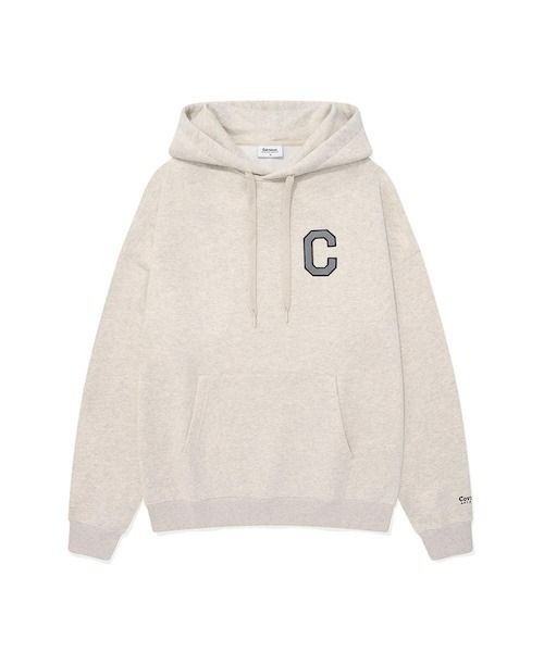 COVERNAT（カバーナット）の「C LOGO HOODIE（パーカー・メンズ・オートミール・LARGE/MEDIUM/SMALL/X-LARGE/X-SMALL）」の2枚目の写真