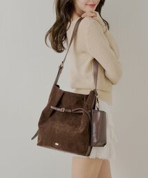 Chico | スマホポーチ付きベルトデザインショルダーバッグ(ショルダーバッグ)