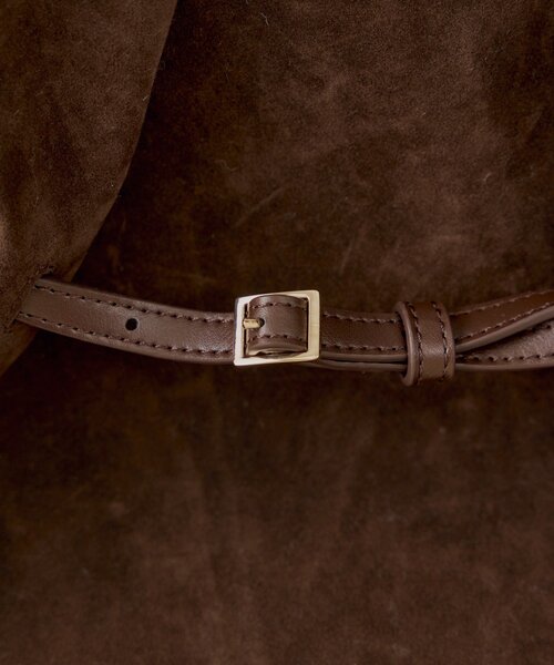 Chico(チコ)の「スマホポーチ付きベルトデザインショルダーバッグ(ショルダーバッグ・レディース・ベージュ/ブラック/アイボリー/ブラウン・FREE)」の15枚目の写真