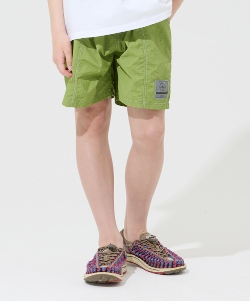 KRIFF MAYER Kid's Collection(クリフメイヤーキッズコレクション)の「【水陸両用】リップストップチェックショーツ(その他パンツ・キッズ・ブラック/ライトグリーン/ネイビー/ベージュ・160/150/170/130/120/140)」の5枚目の写真