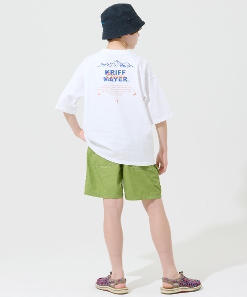 KRIFF MAYER Kid's Collection(クリフメイヤーキッズコレクション)の「【水陸両用】リップストップチェックショーツ(その他パンツ・キッズ・ブラック/ライトグリーン/ネイビー/ベージュ・160/150/170/130/120/140)」の9枚目の写真