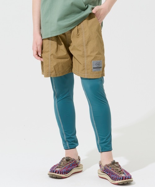 KRIFF MAYER Kid's Collection(クリフメイヤーキッズコレクション)の「【水陸両用】リップストップチェックショーツ(その他パンツ・キッズ・ブラック/ライトグリーン/ネイビー/ベージュ・160/150/170/130/120/140)」の10枚目の写真