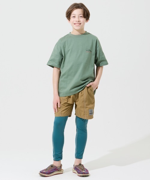 KRIFF MAYER Kid's Collection(クリフメイヤーキッズコレクション)の「【水陸両用】リップストップチェックショーツ(その他パンツ・キッズ・ブラック/ライトグリーン/ネイビー/ベージュ・160/150/170/130/120/140)」の12枚目の写真