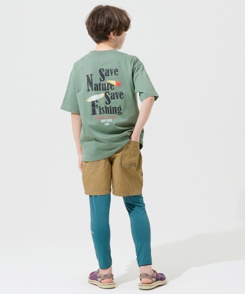 KRIFF MAYER Kid's Collection(クリフメイヤーキッズコレクション)の「【水陸両用】リップストップチェックショーツ(その他パンツ・キッズ・ブラック/ライトグリーン/ネイビー/ベージュ・160/150/170/130/120/140)」の14枚目の写真