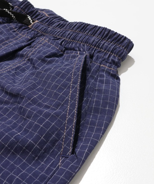 KRIFF MAYER Kid's Collection(クリフメイヤーキッズコレクション)の「【水陸両用】リップストップチェックショーツ(その他パンツ・キッズ・ブラック/ライトグリーン/ネイビー/ベージュ・160/150/170/130/120/140)」の16枚目の写真