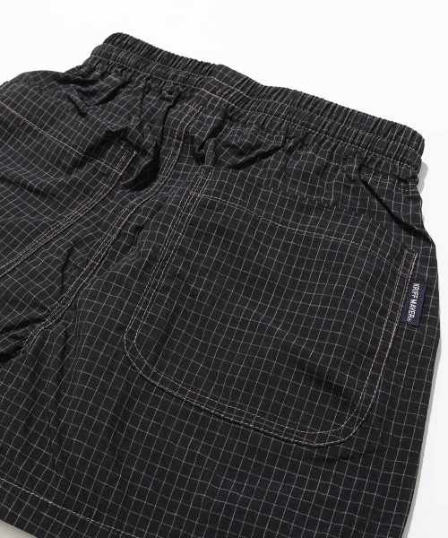KRIFF MAYER Kid's Collection(クリフメイヤーキッズコレクション)の「【水陸両用】リップストップチェックショーツ(その他パンツ・キッズ・ブラック/ライトグリーン/ネイビー/ベージュ・160/150/170/130/120/140)」の19枚目の写真
