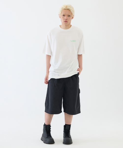 eastserviceshop（イーストサービスショップ）の「Night Drawing Half T- Off White（Tシャツ/カットソー・レディース・アイボリー・SMALL/MEDIUM/LARGE）」の6枚目の写真
