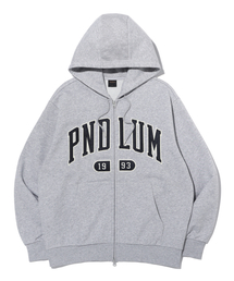Pendulum（ペンデュラム）の「アーチロゴアプリケフードジップアップ LP8TU745_MELANGE GREY（パーカー）」