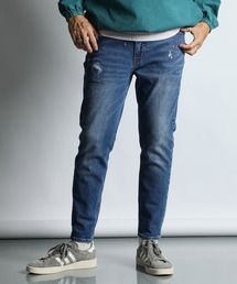 The DUFFER of ST.GEORGE | LASER PROCESSED＆EMBROIDERY SLIM FIT DENIM：レーザー加工＆刺繍 スリムフィットジーンズ(デニムパンツ)