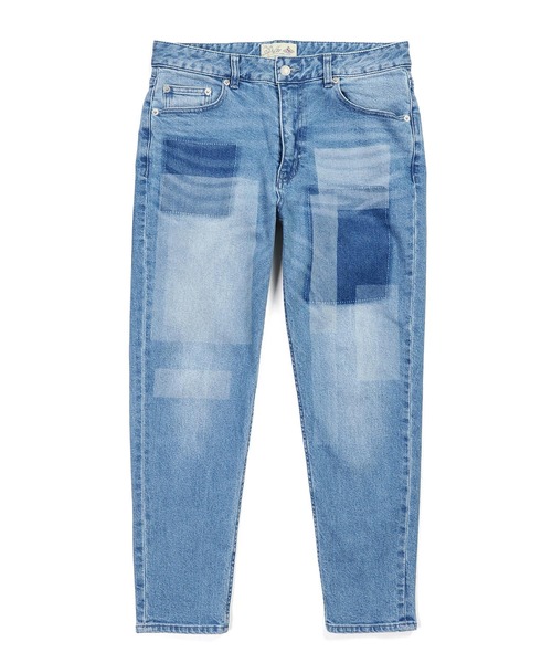 The DUFFER of ST.GEORGE(ザダファーオブセントジョージ)の「LASER PROCESSED&EMBROIDERY SLIM FIT DENIM:レーザー加工&刺繍 スリムフィットジーンズ(デニムパンツ・メンズ・インディゴブルー/ライトインディゴブルー・LARGE/MEDIUM/SMALL/X-LARGE)」の13枚目の写真