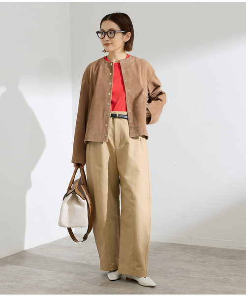 IENA（イエナ）の「オーガニックフライスプルオーバー（Tシャツ/カットソー・レディース・ホワイト/レッド/ブラック・FREE）」の6枚目の写真