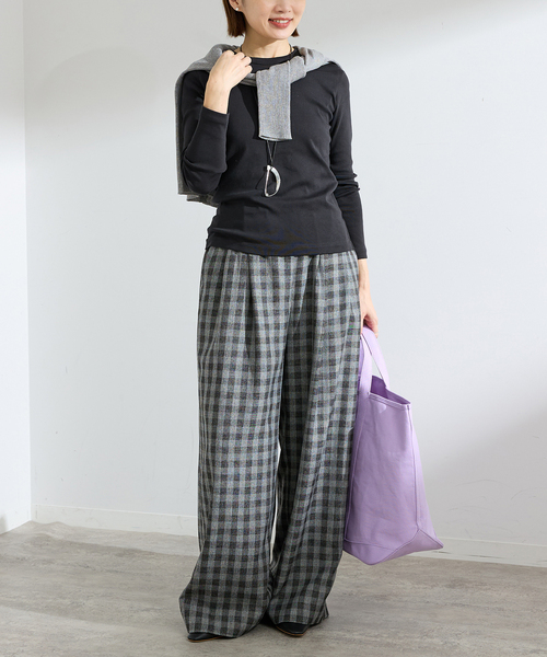 IENA（イエナ）の「オーガニックフライスプルオーバー（Tシャツ/カットソー・レディース・ホワイト/レッド/ブラック・FREE）」の10枚目の写真