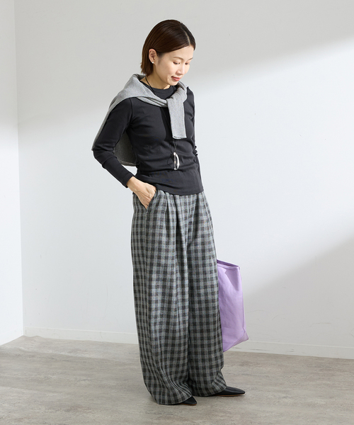 IENA（イエナ）の「オーガニックフライスプルオーバー（Tシャツ/カットソー・レディース・ホワイト/レッド/ブラック・FREE）」の12枚目の写真