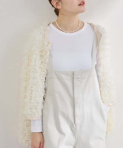 IENA（イエナ）の「オーガニックフライスプルオーバー（Tシャツ/カットソー・レディース・ホワイト/レッド/ブラック・FREE）」の13枚目の写真