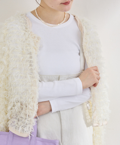 IENA（イエナ）の「オーガニックフライスプルオーバー（Tシャツ/カットソー・レディース・ホワイト/レッド/ブラック・FREE）」の14枚目の写真