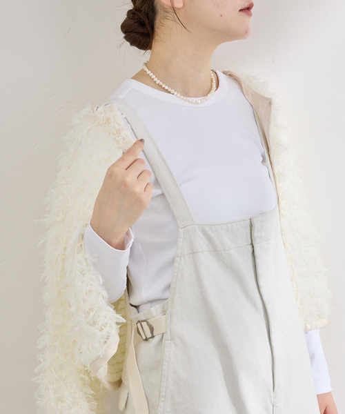 IENA（イエナ）の「オーガニックフライスプルオーバー（Tシャツ/カットソー・レディース・ホワイト/レッド/ブラック・FREE）」の15枚目の写真