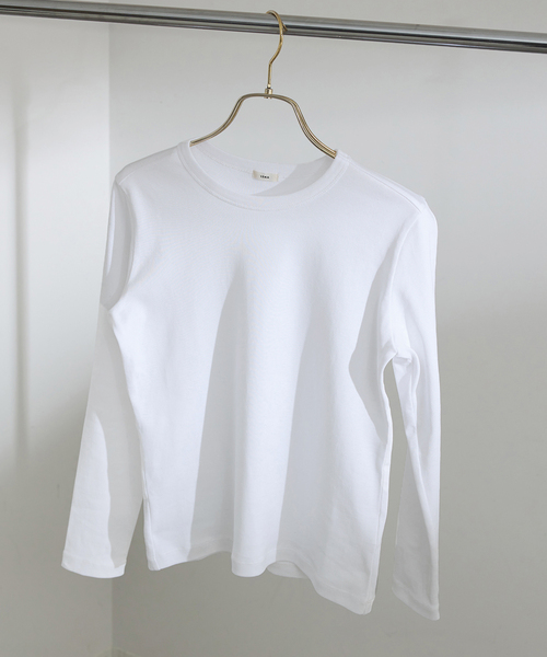 IENA（イエナ）の「オーガニックフライスプルオーバー（Tシャツ/カットソー・レディース・ホワイト/レッド/ブラック・FREE）」の19枚目の写真