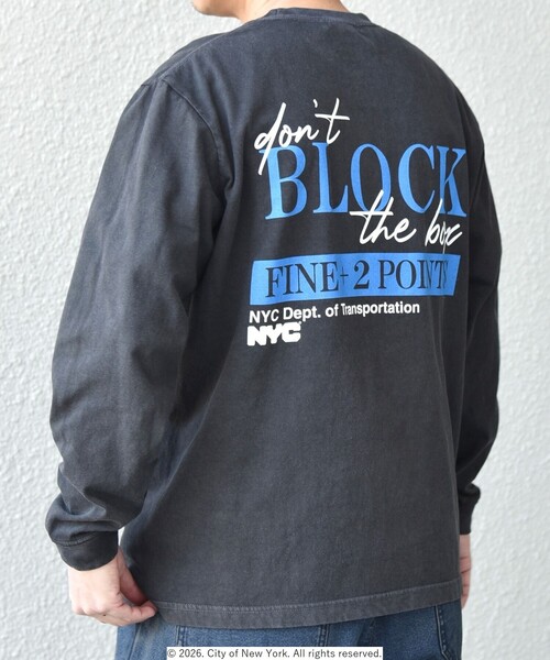 GOOD ROCK SPEED(グッドロックスピード)の「GOOD ROCK SPEED: NYC グラフィック プリント Tシャツ(ロンT)◇(Tシャツ/カットソー・メンズ・ブラック/ホワイト・MEDIUM/LARGE/X-LARGE)」の13枚目の写真