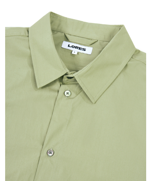 LORES（ロアス）の「Cotton Pocket S/S Shirt - Khaki（シャツ/ブラウス・レディース・その他・M/L/XL）」の3枚目の写真