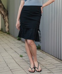 HARDCORE HAPPINESS（ハードコアハピネス）の「レイヤードロープロングスカート_ブラック（スカート）」