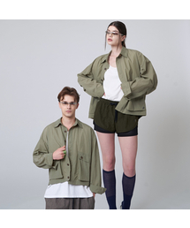 ATHPLATFORM（アスプラットフォーム）の「AU41JO02 ウィンドシャツジャケット_ライトカーキ（ナイロンジャケット）」