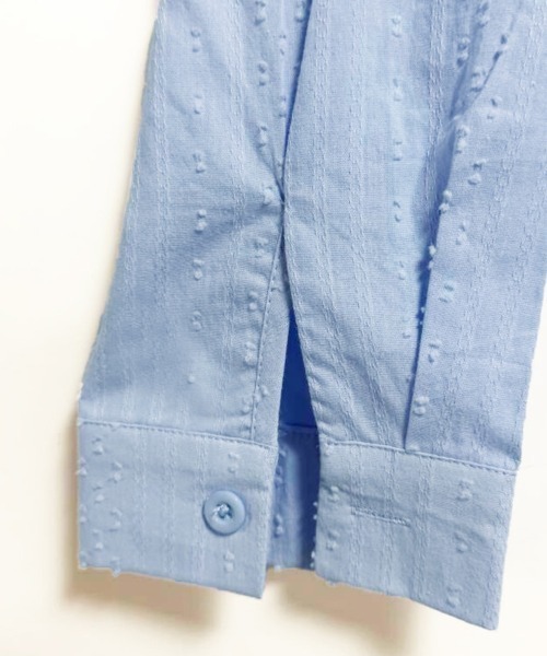 ONEP STAR(ワンピスター)の「ピンタックレース切替ブラウス(シャツ/ブラウス・レディース・ホワイト/ブルー・MEDIUM/X-LARGE/LARGE)」の14枚目の写真