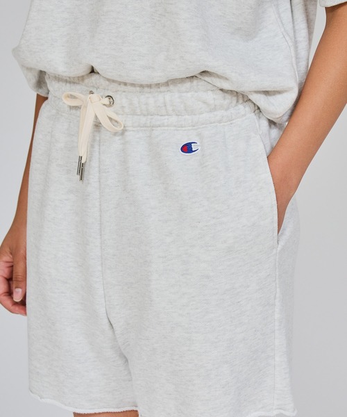 Champion(チャンピオン)の「【Champion/チャンピオン】レディース リバースウィーブ(R) スウェットショーツ(スウェットパンツ・レディース・グレイッシュブルー/ヘザーグレー/ブラック系その他/オートミール/モカ・LARGE/MEDIUM)」の6枚目の写真