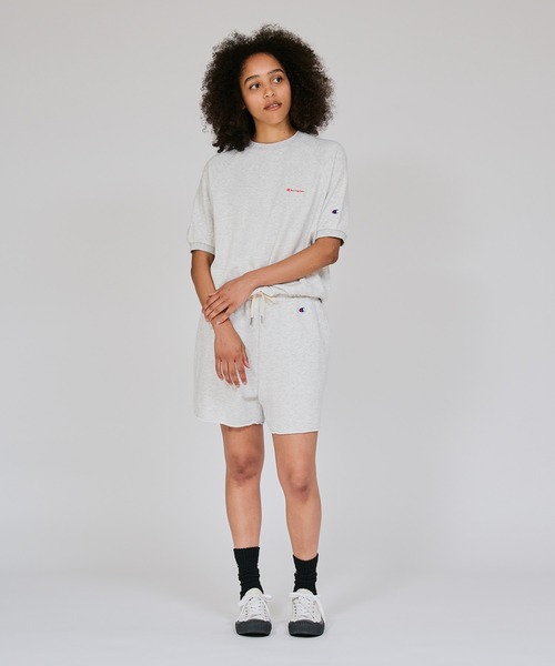 Champion(チャンピオン)の「【Champion/チャンピオン】レディース リバースウィーブ(R) スウェットショーツ(スウェットパンツ・レディース・グレイッシュブルー/ヘザーグレー/ブラック系その他/オートミール/モカ・LARGE/MEDIUM)」の8枚目の写真
