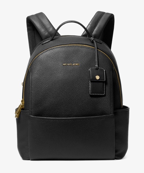 MICHAEL KORS(マイケルコース)の「SABLE ぺブルレザー バックパック ミディアム(バックパック/リュック・レディース・ブラック・FREE)」の1枚目の写真